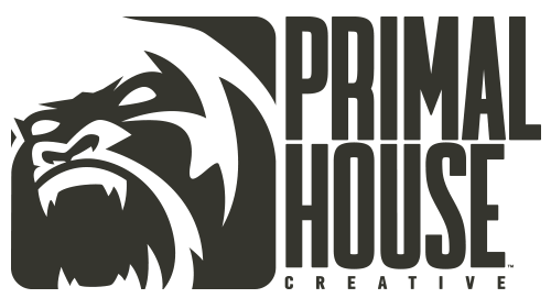 Primal House Creative logo, dark grey 500 px